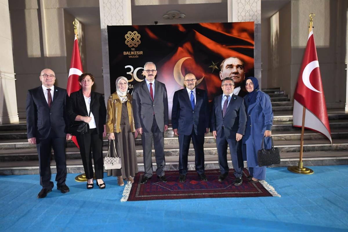 Rektörümüz 30 Ağustos Zafer Bayramı Resepsiyonuna Katıldı