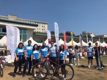 Üniversitemiz Bisiklet Topluluğu Tekirdağ Namık Kemal Üniversitesinde Düzenlenen “Kampüse Bahar Geldi” Etkinliklerine Katıldı