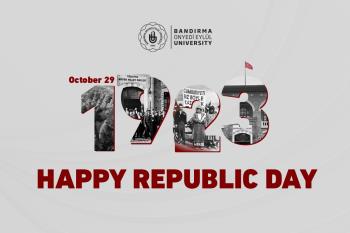 Message from Our Rector, Prof. Dr. İsmail Boz, on the Occasion of the 29 October Republic Day