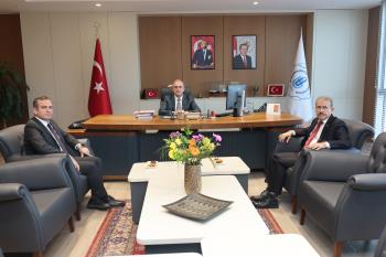Valilik Yetkililerinden Rektörümüze Nezaket Ziyareti