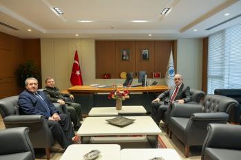Bandırma Askerlik Şubesi Başkanından Rektörümüze Nezaket Ziyareti