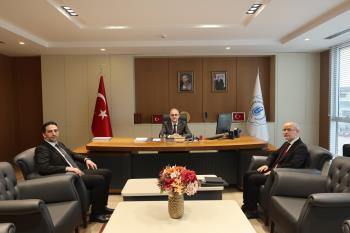 Basın İlan Kurumu Bursa Bölge Müdüründen Rektörümüze Nezaket Ziyareti