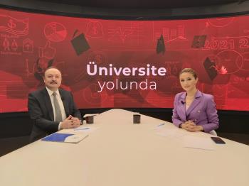 Rektörümüz TV100 Kanalında Yayınlanan “Üniversite Yolunda” Programına Konuk Oldu